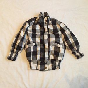 Cropped 3/4 Sleeve Jacket Size Large